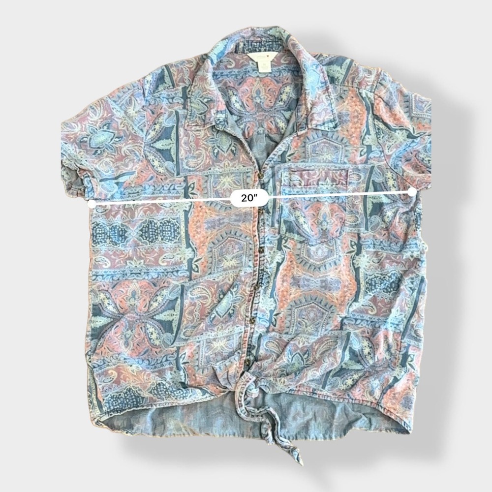 Intro Paisley Floral Byo Front Top Size M View 4